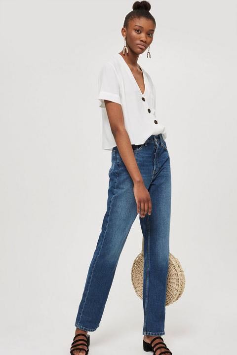 Topshop moto wide leg jeans sale