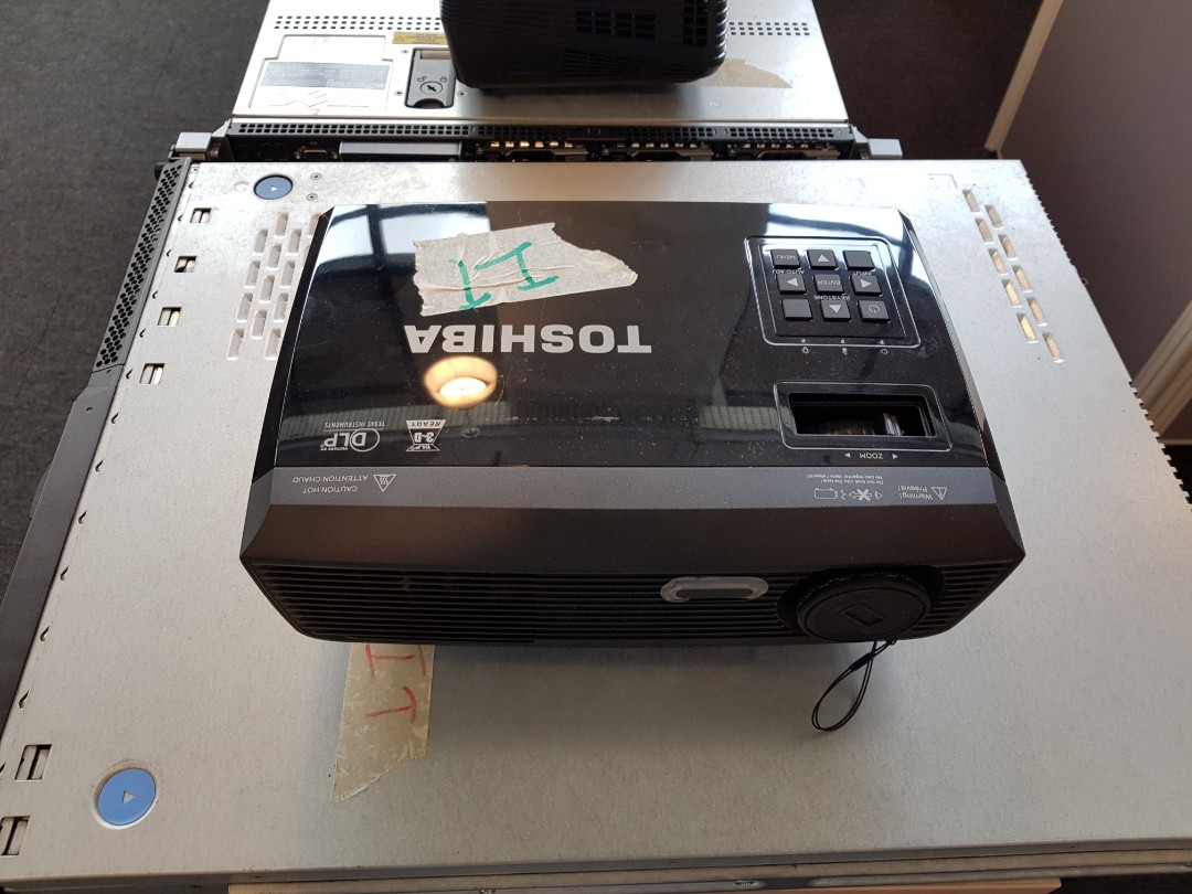TOSHIBA NPS 15A projector, TV & Home Appliances, TV & Entertainment ...