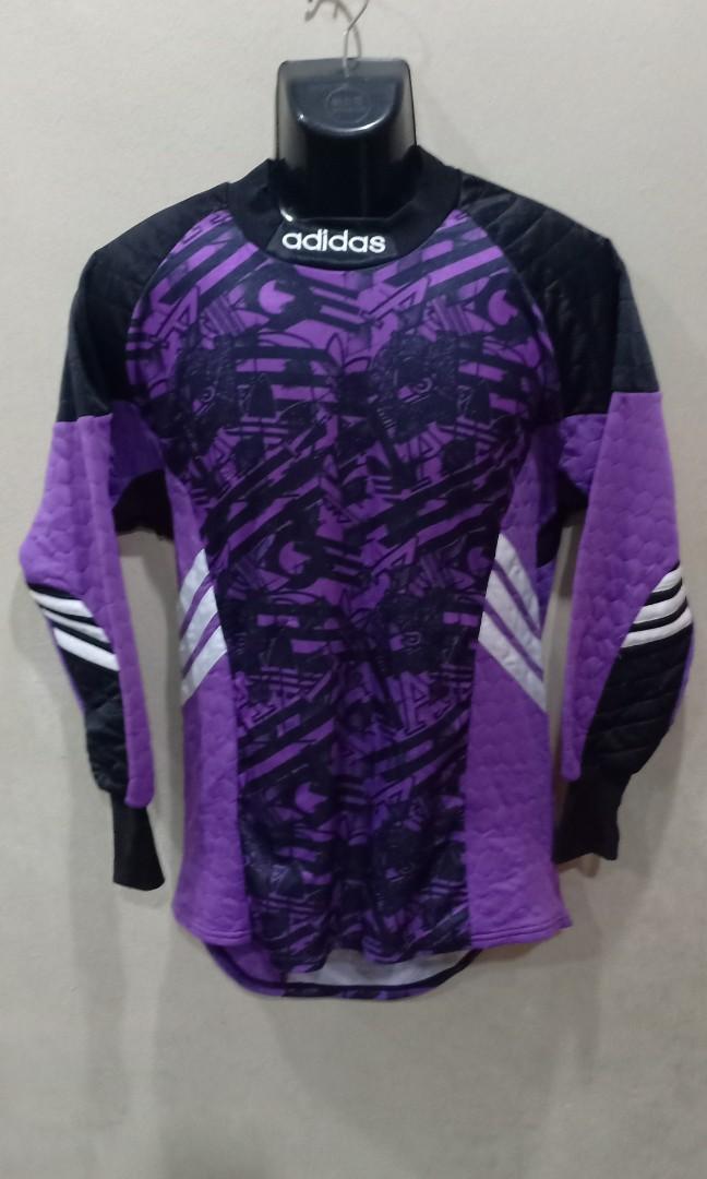 Vintage Adidas 90s goalkeeper jersey, Men's Fashion, Tops & Sets