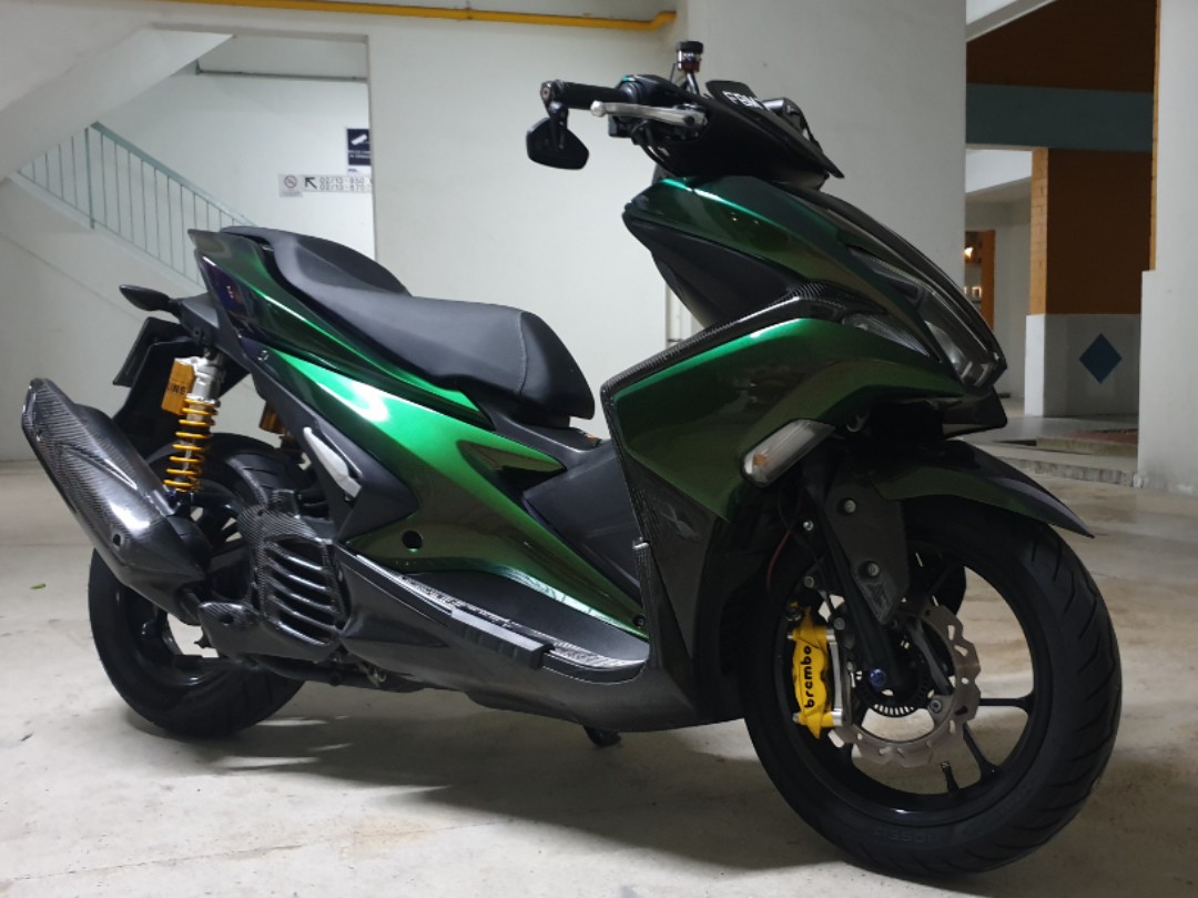 Yamaha Aerox, Motorcycles, Motorcycles for Sale, Class 2B on Carousell