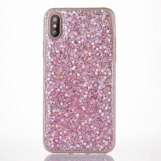 Soft Case TPU Shockproof Motif Glitter iPhone XS/X