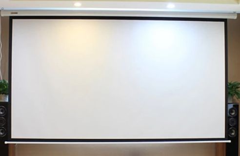 Affordable motorized projector screen For Sale