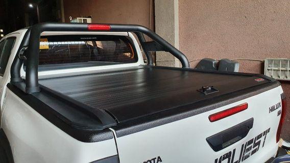 HiLux conquest Revo Tufflid Roller Lid Slider bed Cover with locks