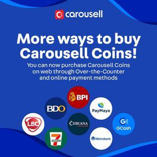 More Ways to Buy Carousell Coins
