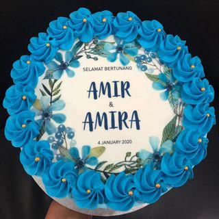 Engagement cake