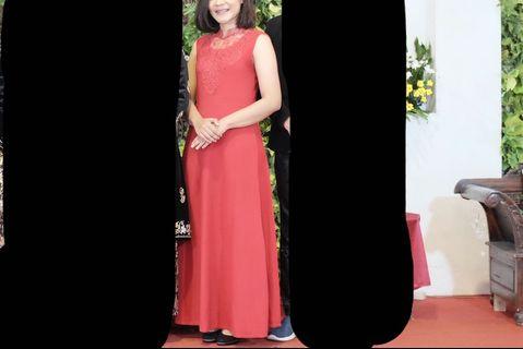 #thr2020 Red Long Dress