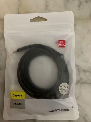 Baseus 2m type C charging cable