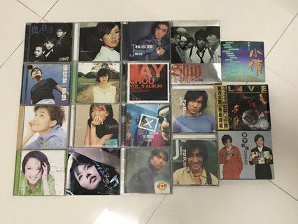 Music cds & vcds set of 18 chinese song