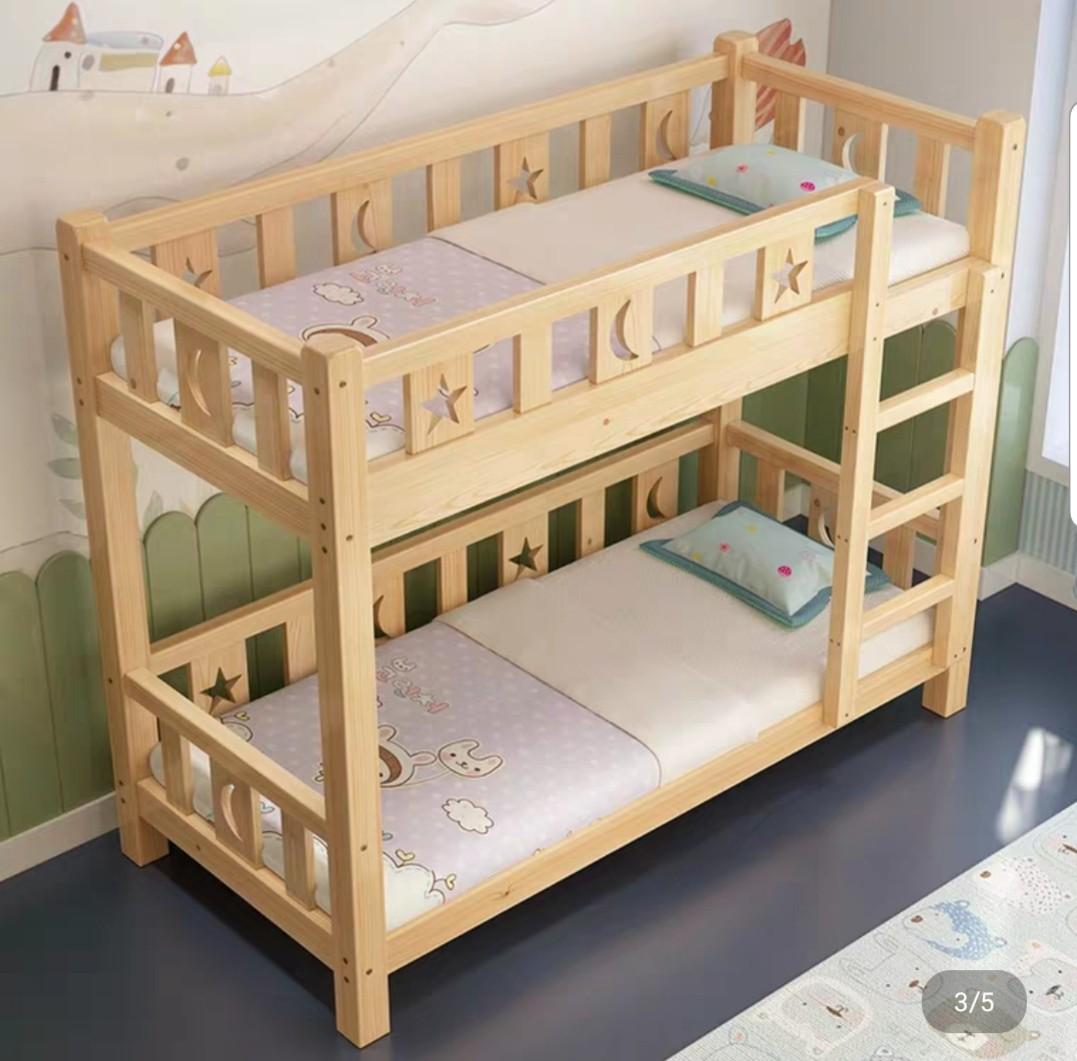 Baby Crib Kids Bed Small Safe Double, Bunk Bed Cribs Twins