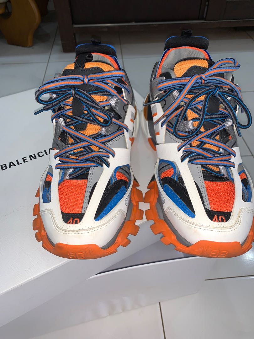 balenciaga track trainer orange