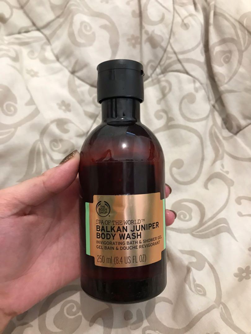 Balkan Juniper Body Wash The Body Shop Kesehatan Kecantikan