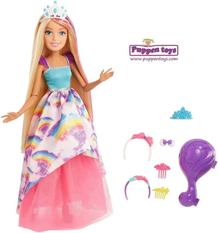 omdraaien moe bloem Barbie Dreamtopia 43cm/17in Princess Doll, Hobbies & Toys, Toys & Games on  Carousell