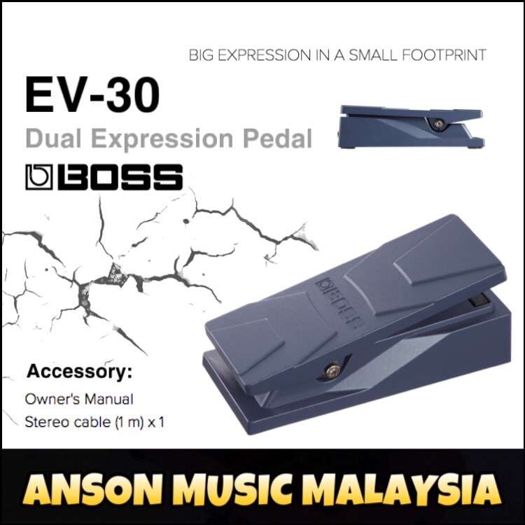 Boss EV30 Dual Expression Pedal (EV30), Hobbies & Toys, Music & Media