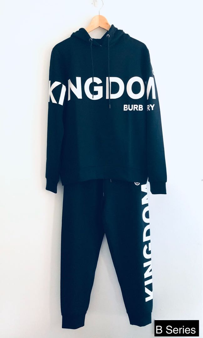Burberry Hoodie B series Set Men s Fashion Tops Sets Hoodies on Carousell