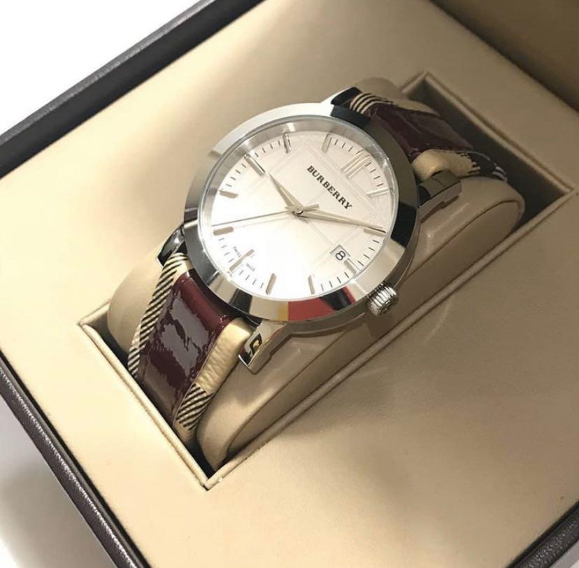 Burberry heritage check watch new arrivals