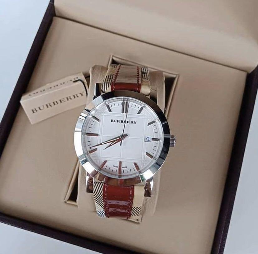 burberry heritage check watch