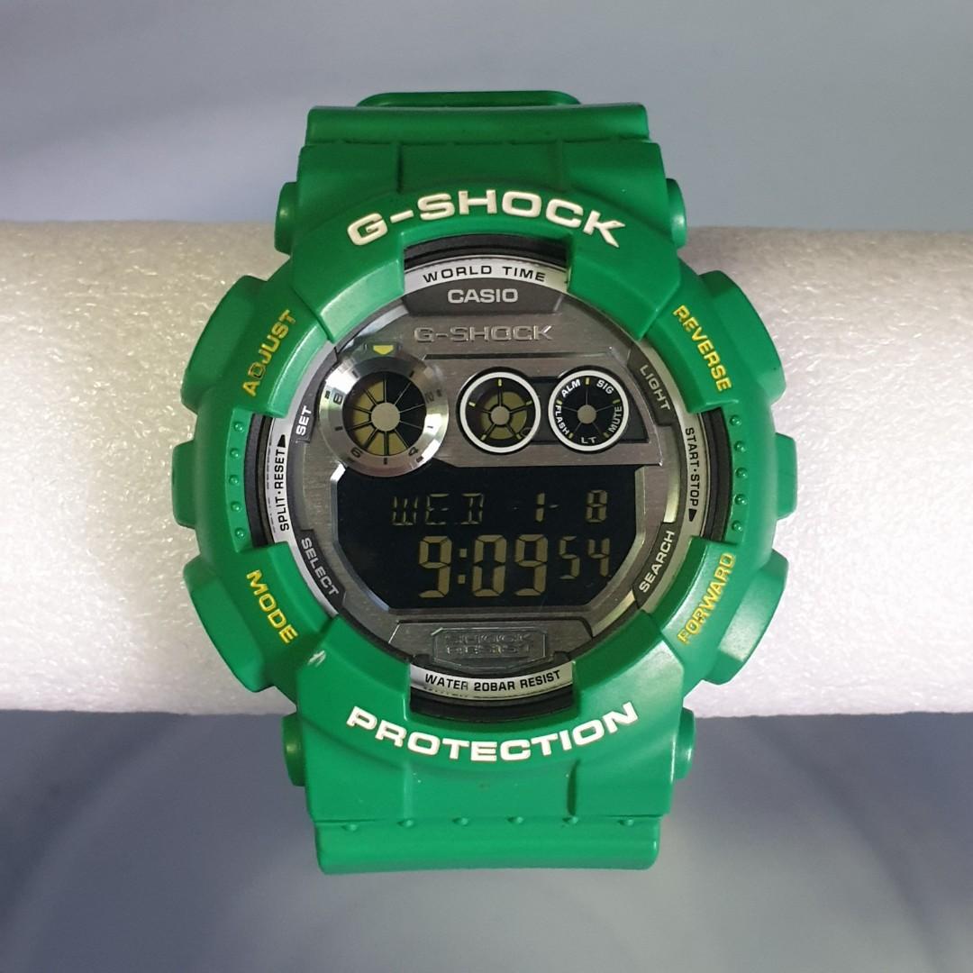 Casio GShock gd120 green gd-120ts, Men's Fashion, Watches 