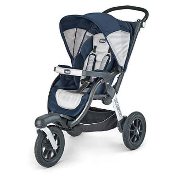 Chicco Activ3 Jogger Stroller Blue Babies Kids Going Out Strollers on Carousell