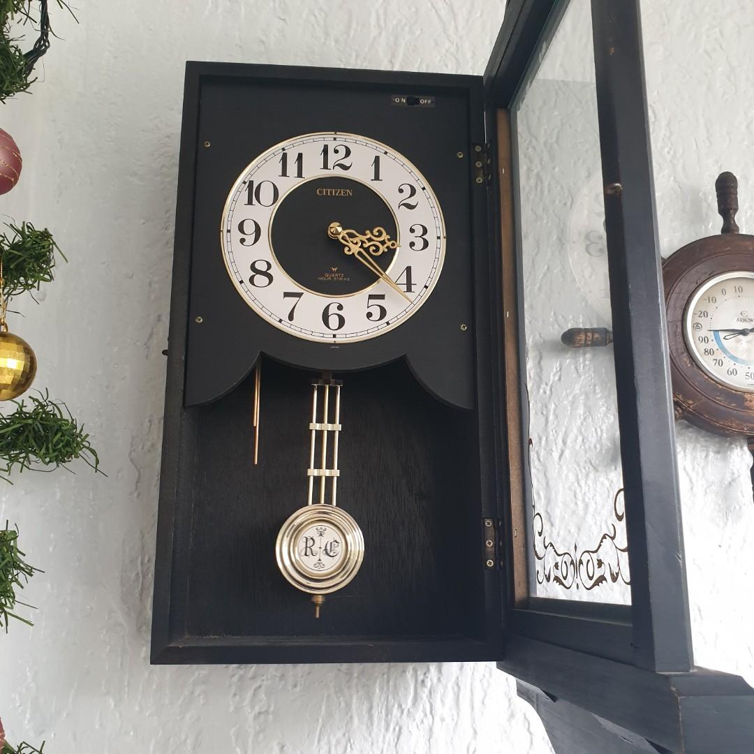 Citizen Pendulum Wall Clock (Category: Clocks) located in Paranaque City. Submitted by manilagolfmarket (Listing ID 271645304, Image 2). Description: For Sale Citizen Pendulum wall clock. in good condition. Pick Up BF Paranaque.