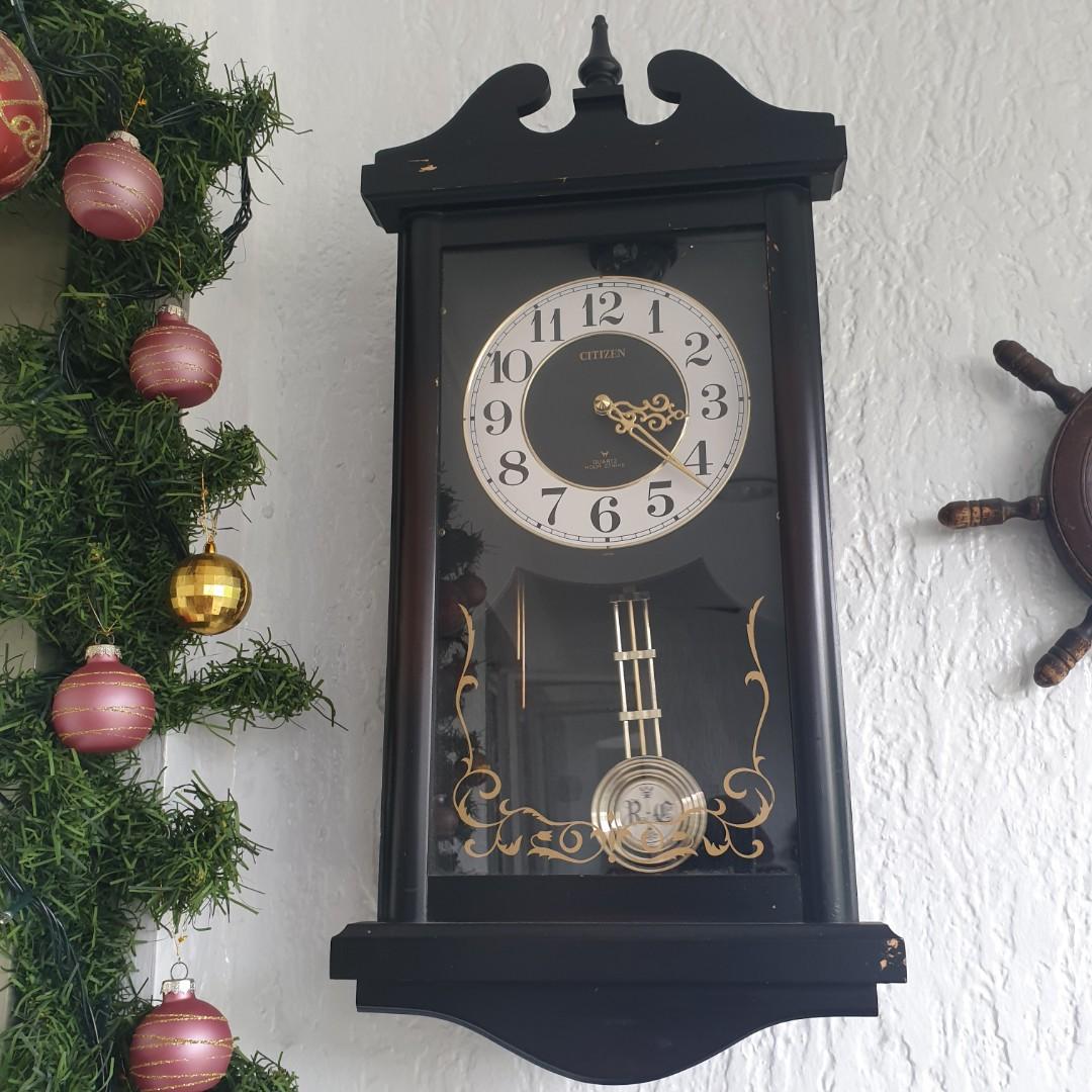 Citizen Pendulum Wall Clock (Category: Clocks) located in Paranaque City. Submitted by manilagolfmarket (Listing ID 271645304, Image 1). Description: For Sale Citizen Pendulum wall clock. in good condition. Pick Up BF Paranaque.