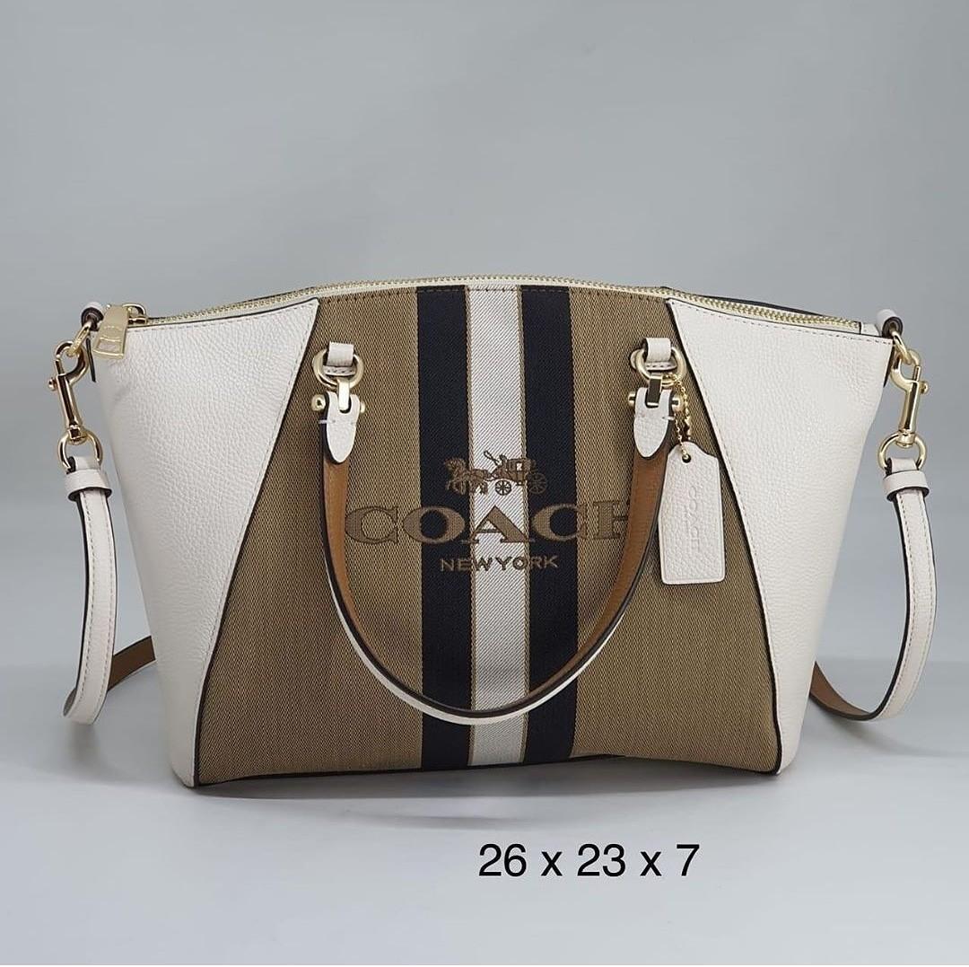Coach horse and carriage jacquard sale prairie satchel
