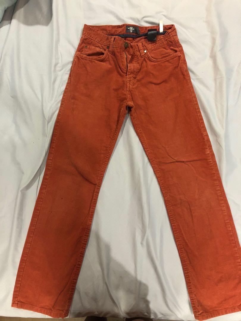 Burnt orange corduroy pants Clearance