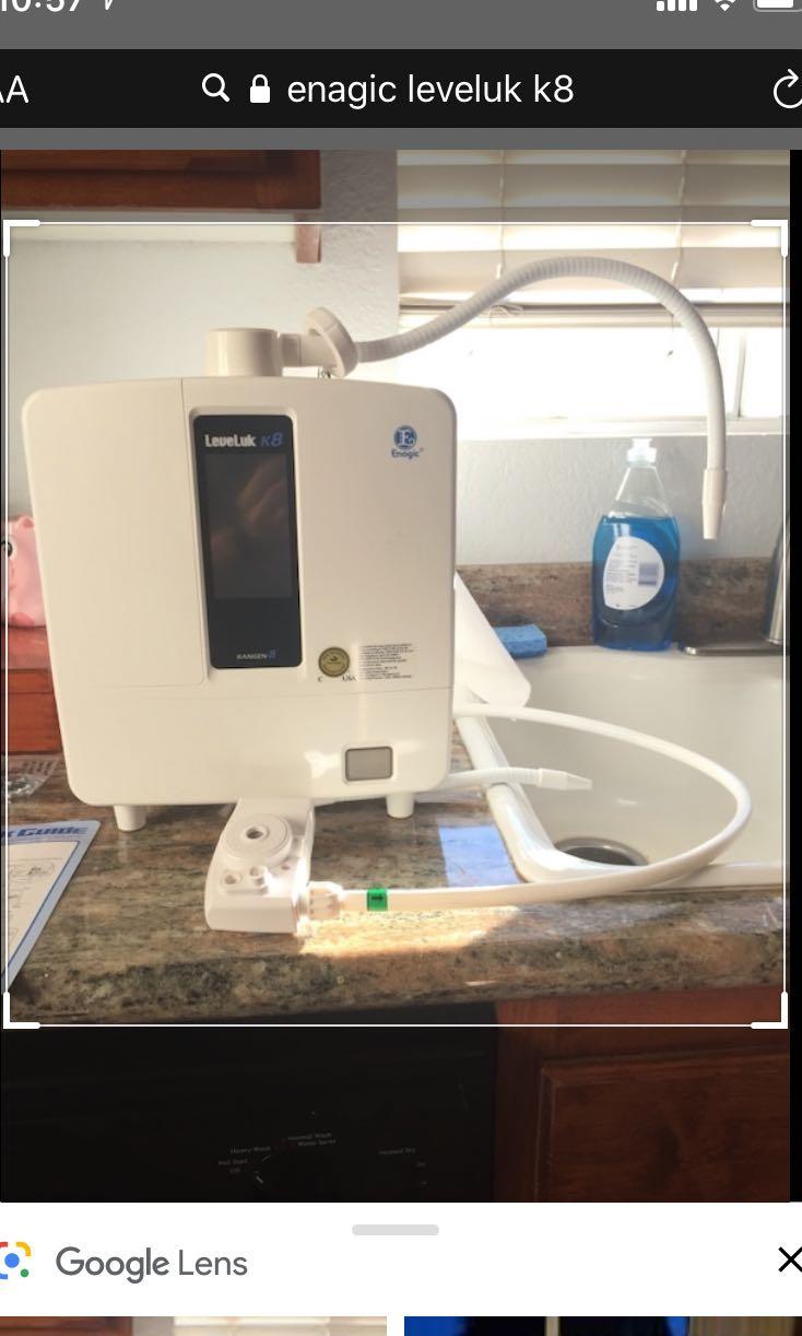 Enagic Leveluk K8 Kangen Water Ionizer, alkaline healthy water, TV ...