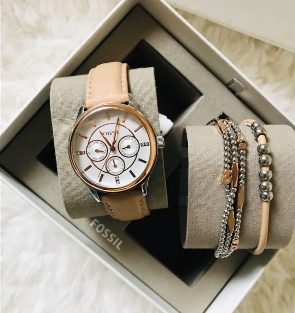 Fossil BQ3417 Ladies Watch Gift Set 