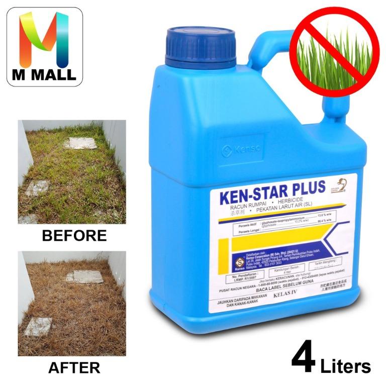 4l Ecomax Herbicide Racun Rumput Lazada