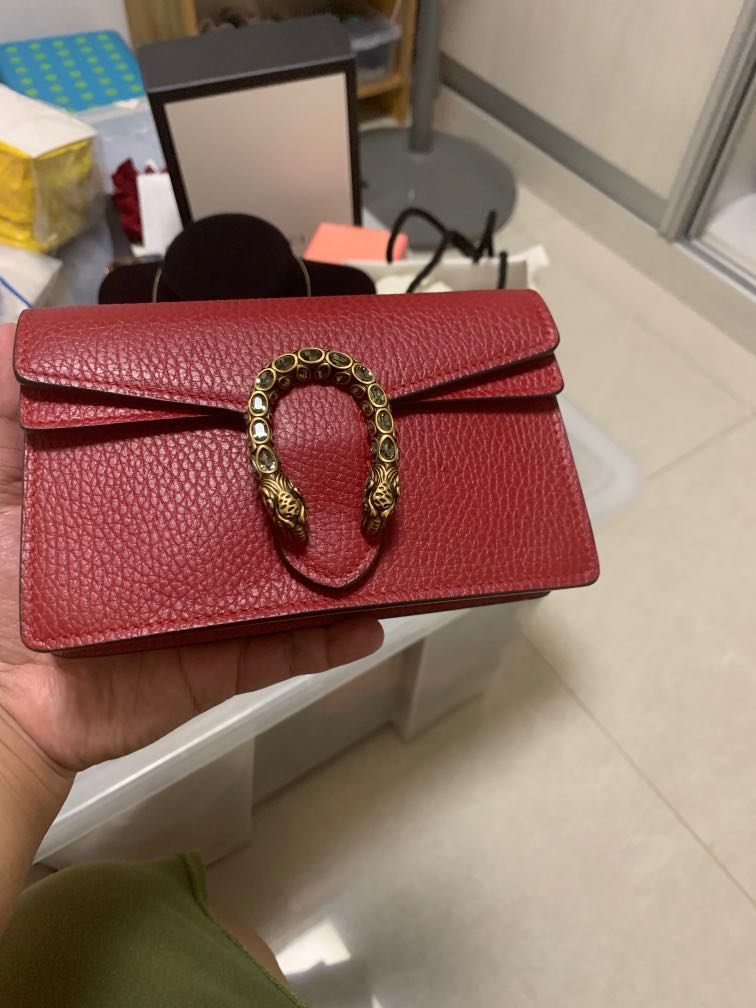 Gucci dionysus sale red mini