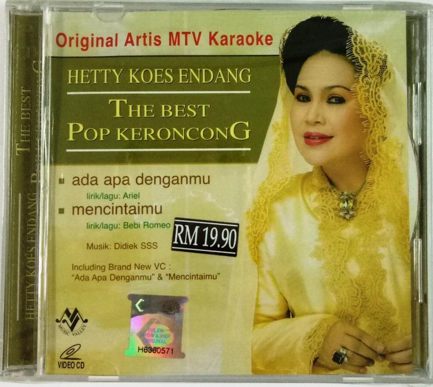 Hetty Koes Endang The Best Pop Keroncong Original Artist Mtv Karaoke Vcd Music Media Cd S Dvd S Other Media On Carousell