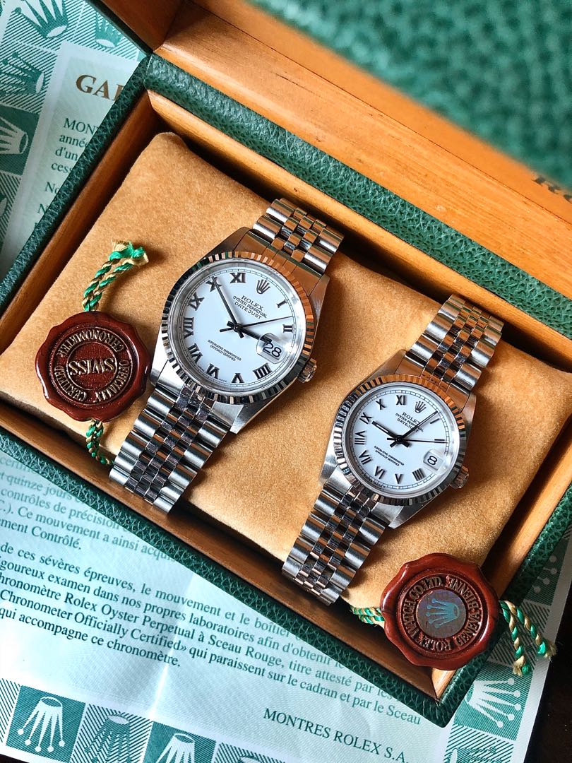 His and Hers Rolex Datejust Mens and 