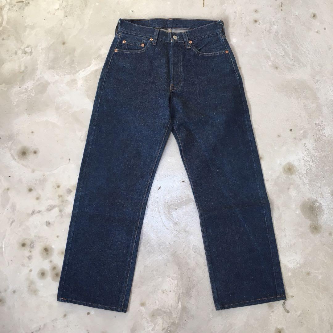 LEVIS 美製501 BIG E VINTAGE 555 DENIM JEANS USA REDLINE, 男裝, 褲