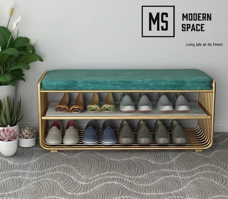 Shoe Rack Marbel LINA Marble Shoe Bench Display Rack II / SDR120, Furniture & Home ...