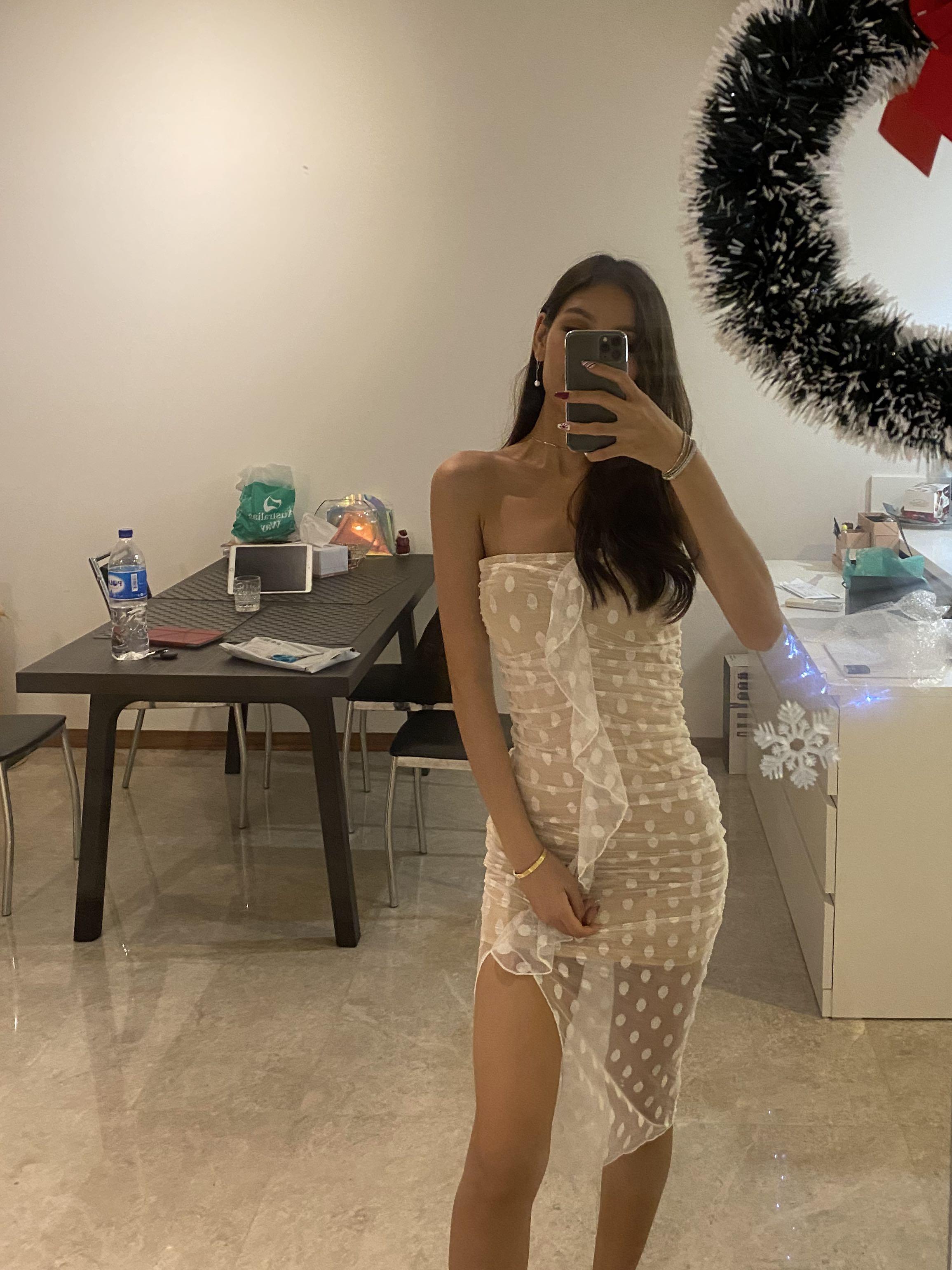 Analisa polka dot tank dress online