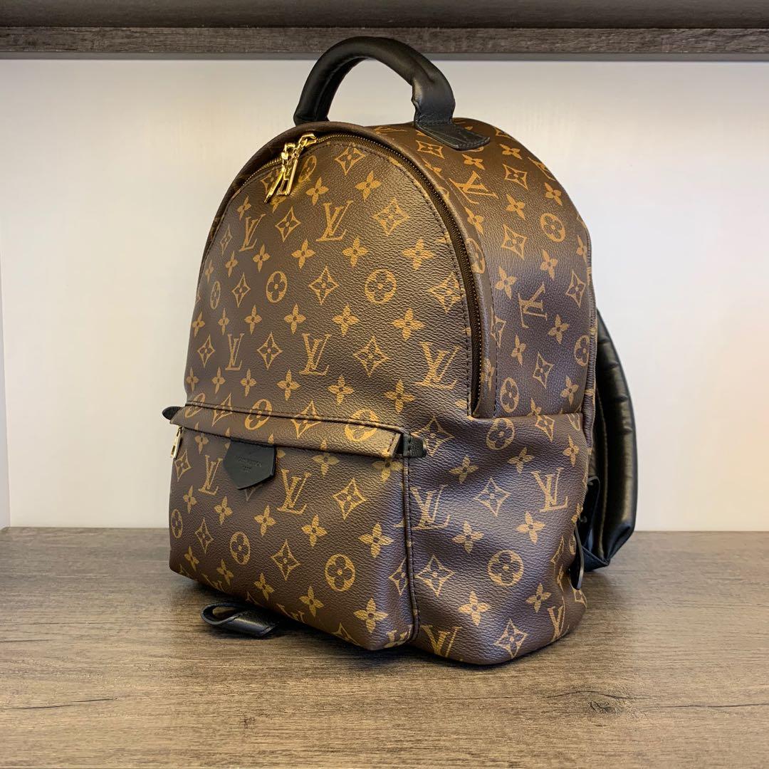 Louis Vuitton Palm Springs Backpack Size mm Noir M44874 Monogram