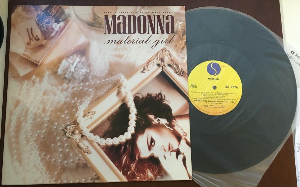 Madonna Material Girl 12 Vinyl Music Media Cd S Dvd S Other Media On Carousell