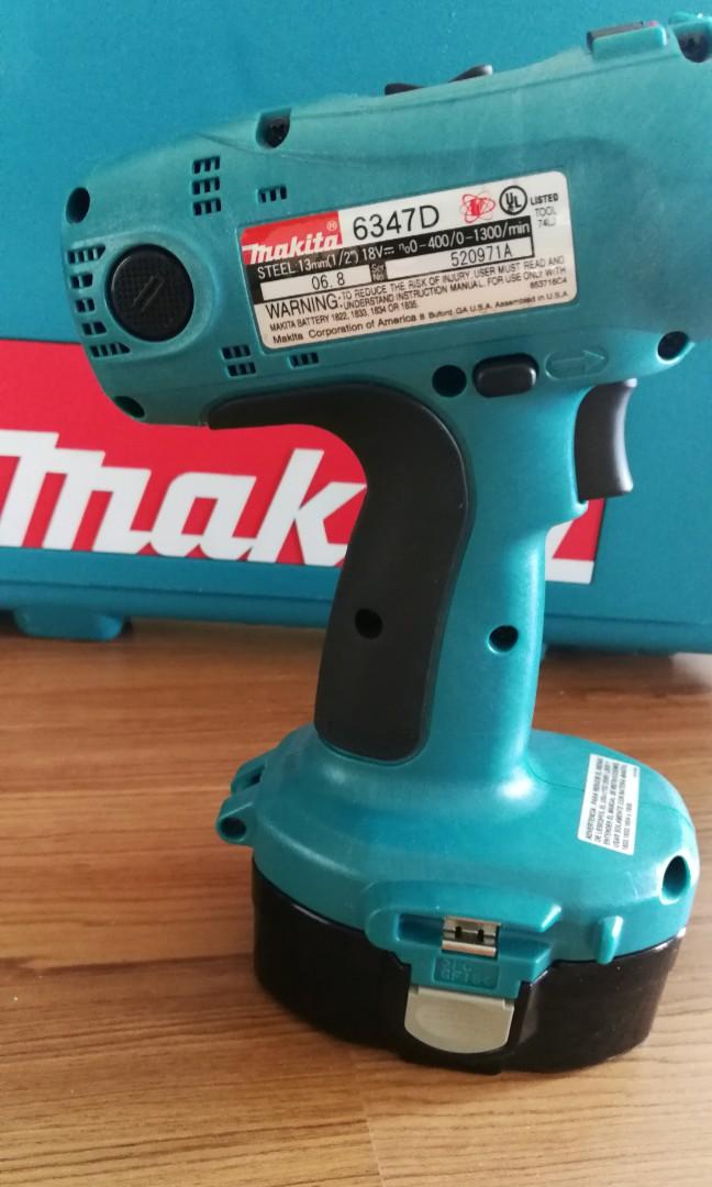 Makita 18V Percussion Drill 6347D Hobbies Toys Stationery