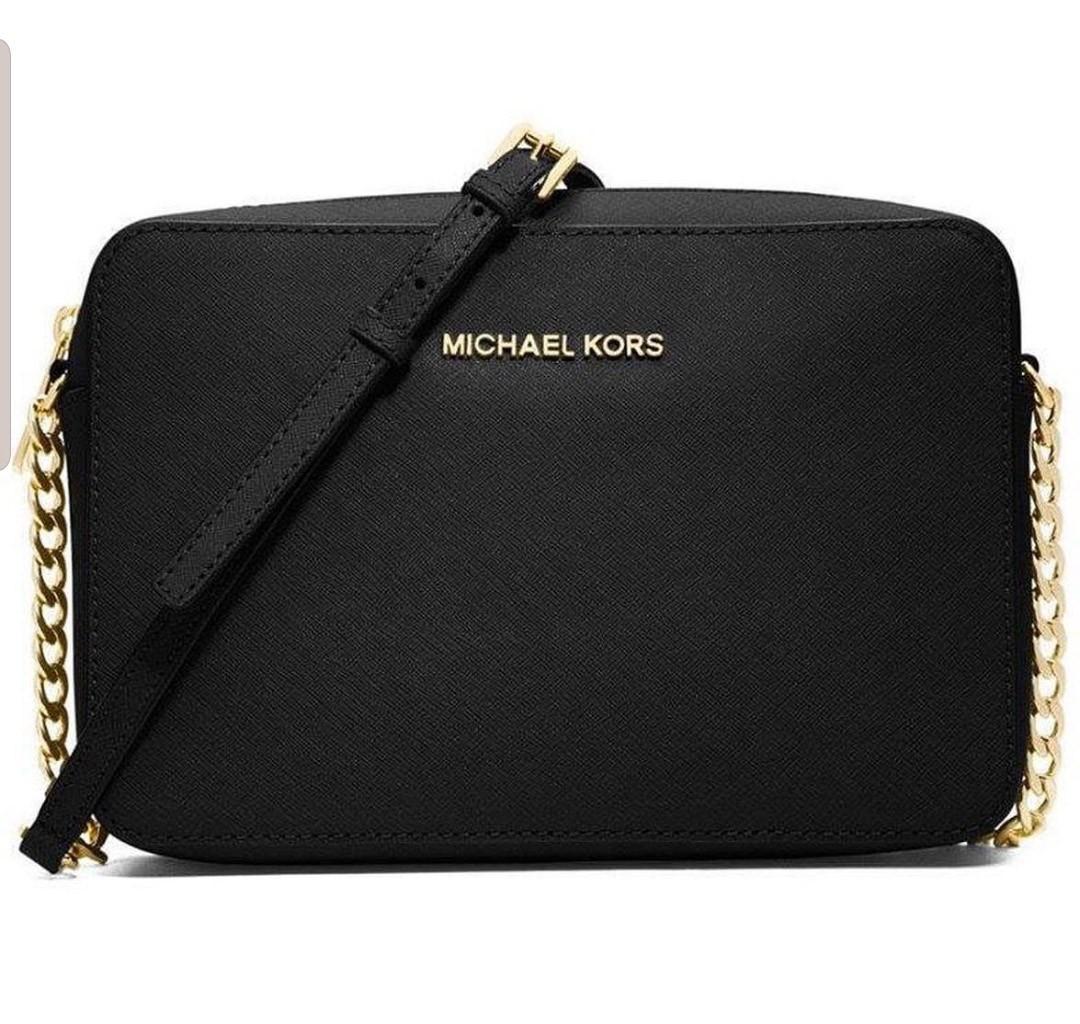 black michael kors jet set crossbody
