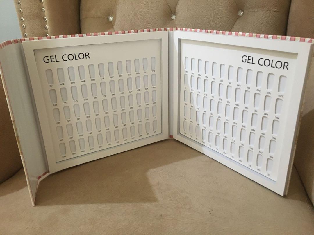 Nail color chart display, Hobbies & Toys, Stationary & Craft, Art ...