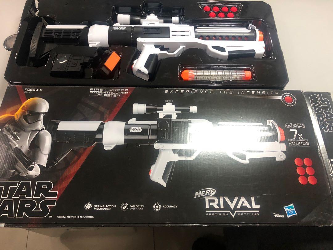 Nerf Rival Starwars First Order Stormtrooper Blaster Hobbies And Toys Toys And Games On Carousell