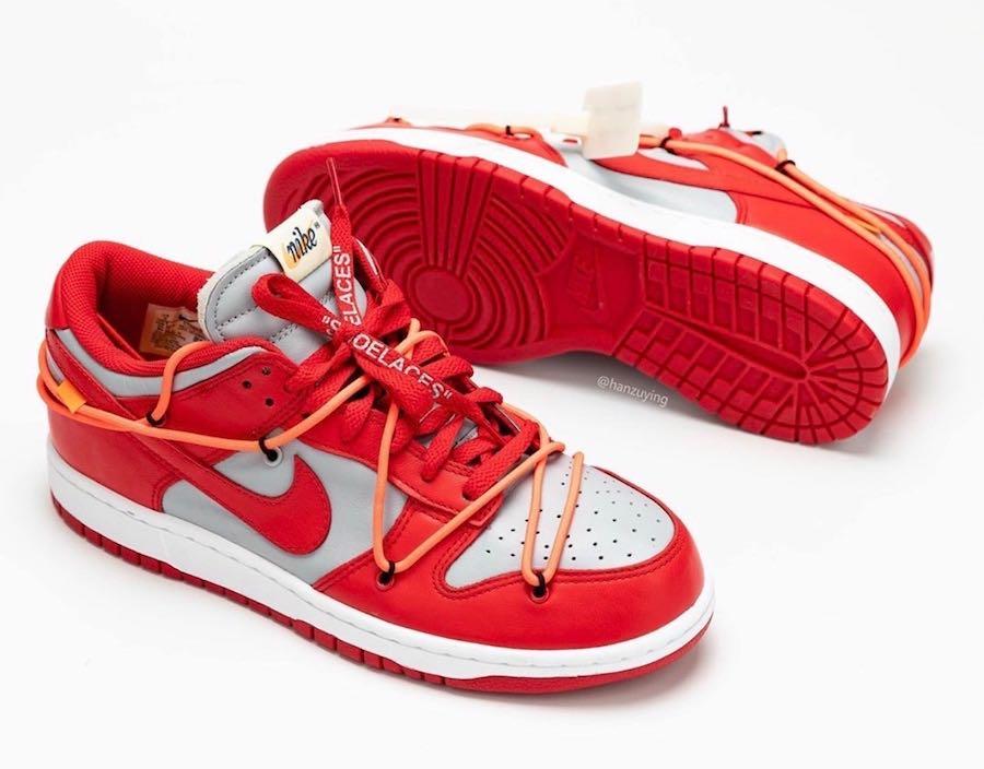 off white dunk red