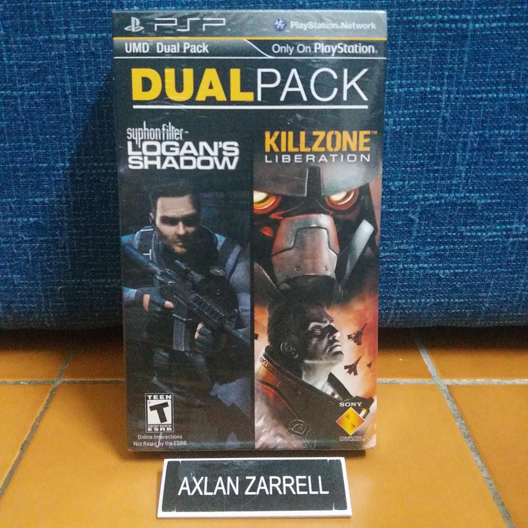 PSP UMD GAME DUAL PACK : Syphone Filter Logans Shadow & Killzone Liberation  (NEW & SEALED), Video Gaming, Video Games, PlayStation on Carousell