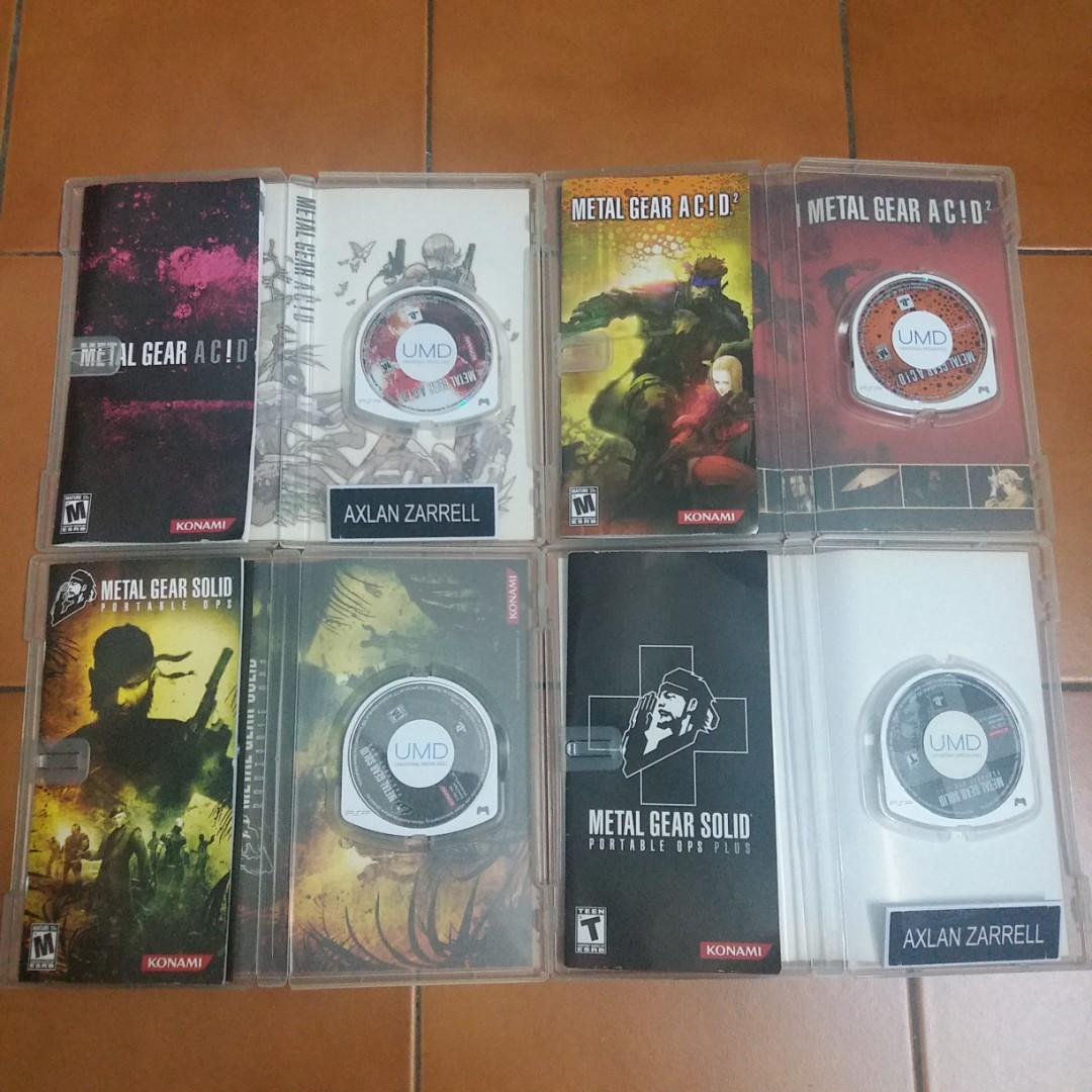 PSP UMD GAME METAL GEAR SOLID (Selling In Set), Video Gaming, Video