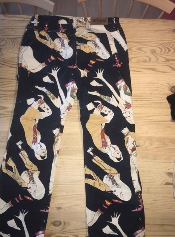 RARE Moschino Printed Pants, Women's 