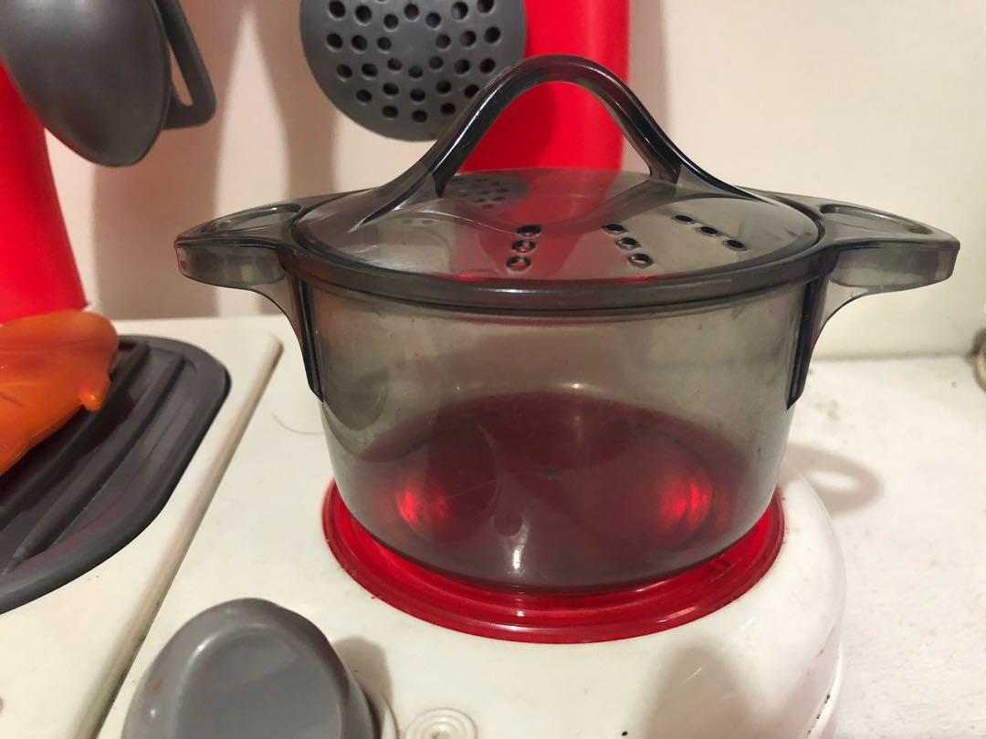 Red Box Electronic Stove Kids Toy on Carousell
