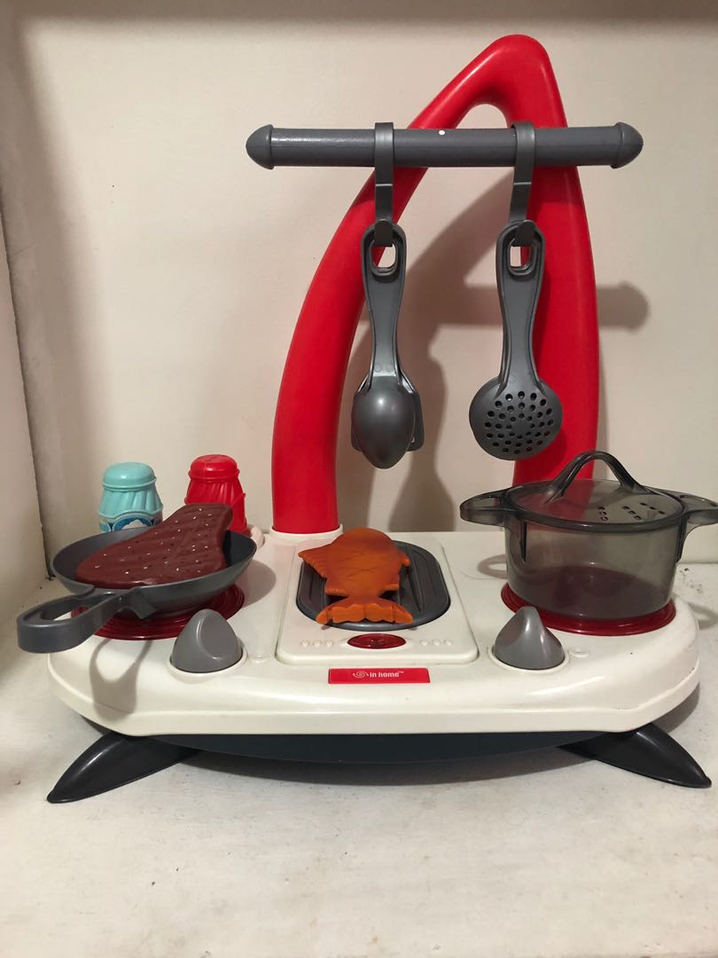 Red Box Electronic Stove Kids Toy on Carousell