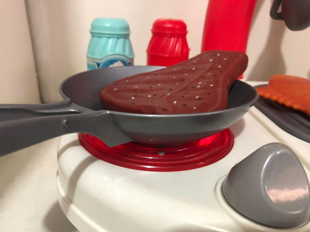 Red Box Electronic Stove Kids Toy on Carousell