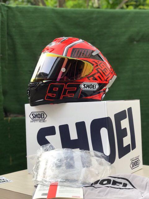 Shoei x 14 red ant Auto Accessories on Carousell