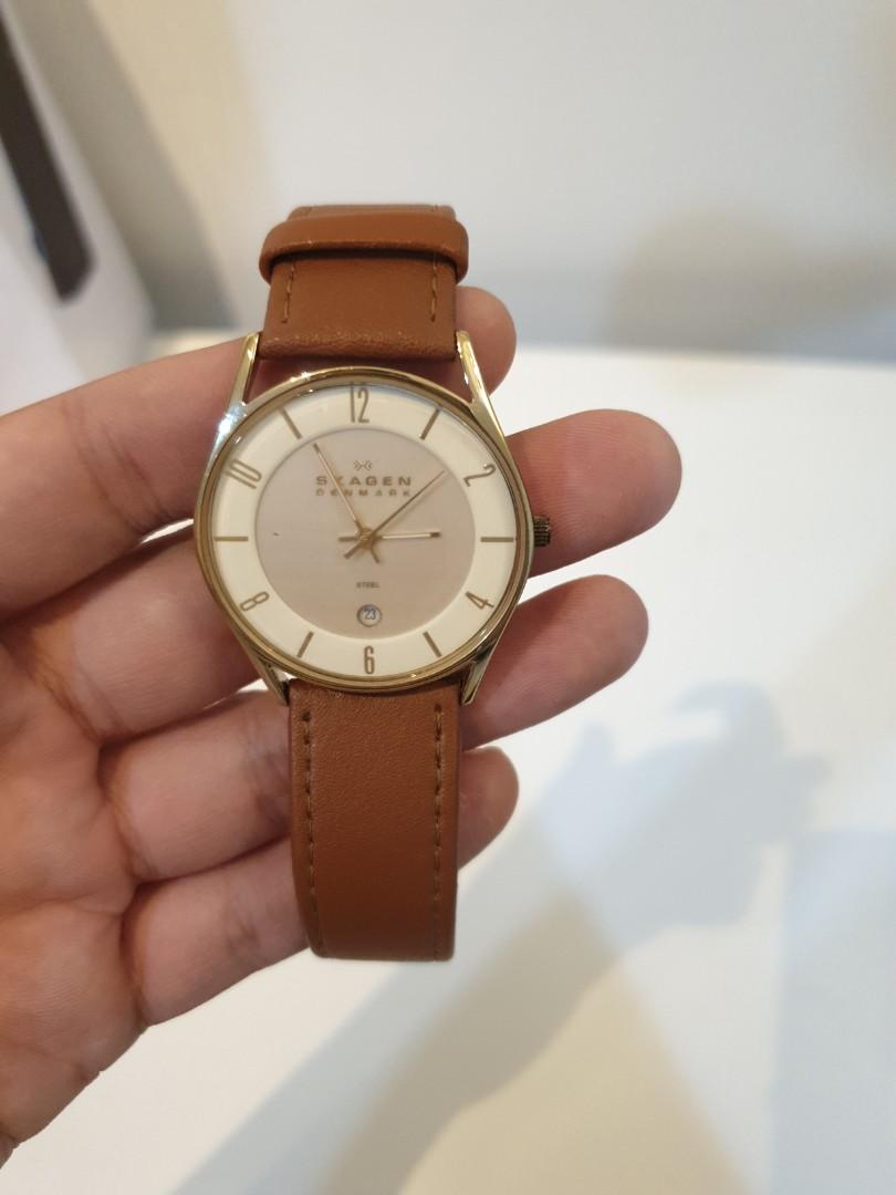 Skagen Denmark jam tangan eksekutif free Barang Mewah Jam Tangan di Carousell